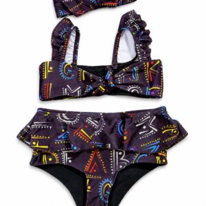 Three-piece dark tribal Set